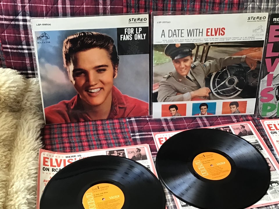 LP, Elvis Presley, Lot 5 Lp´er