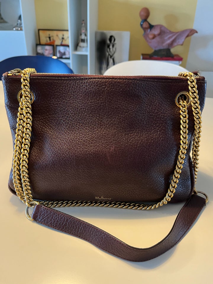 Crossbody, Mulberry, lammeskind