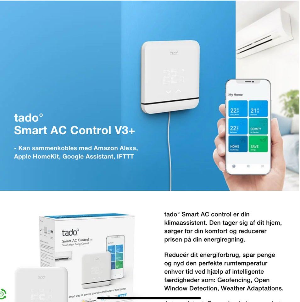 Klimaanlæg, Tado Smart AC control