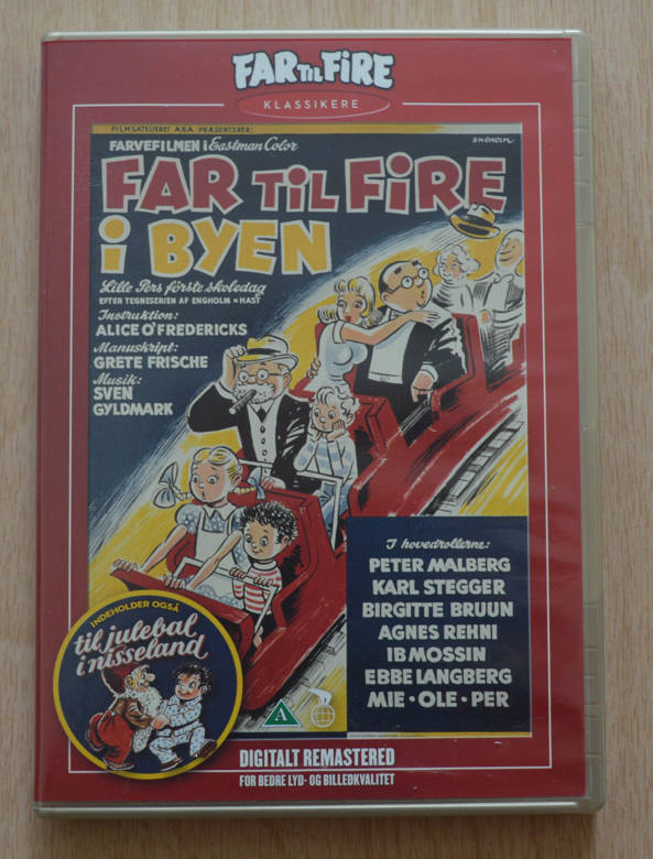 Far til fire i byen, DVD, komedie