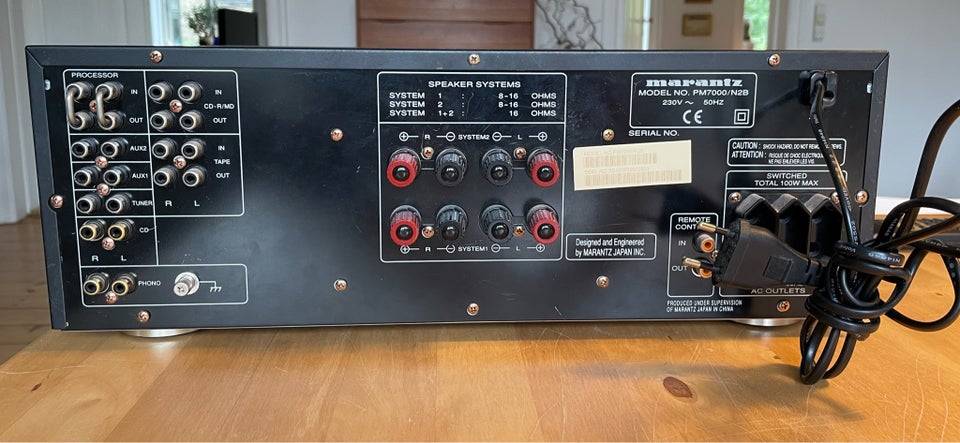 Forstærker, Marantz, PM7000