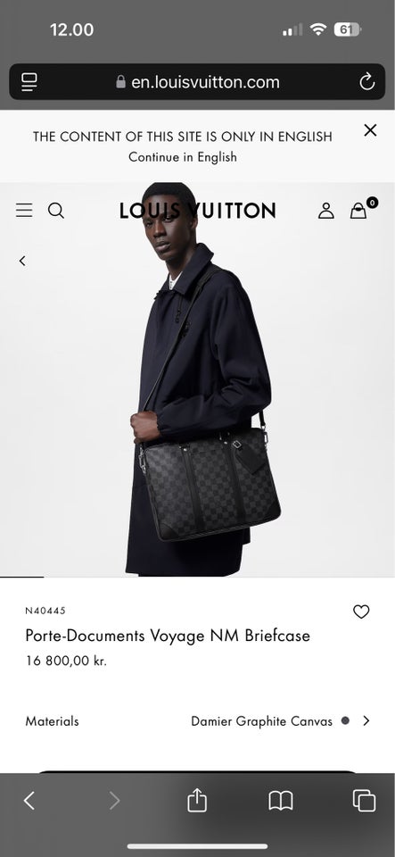 Skuldertaske, Louis Vuitton