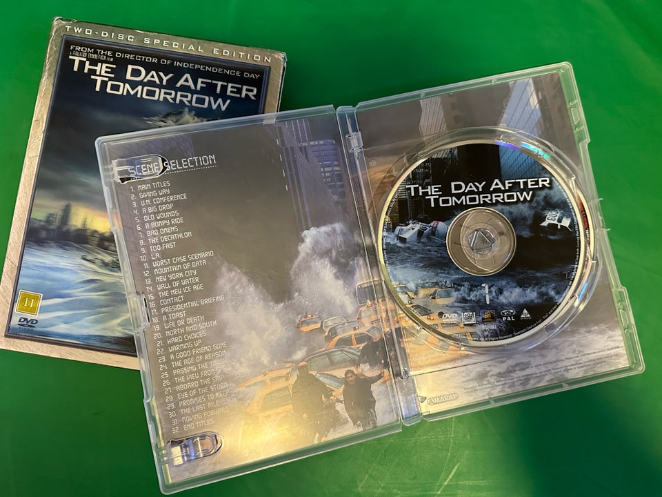 The day after tomorrow DVD action