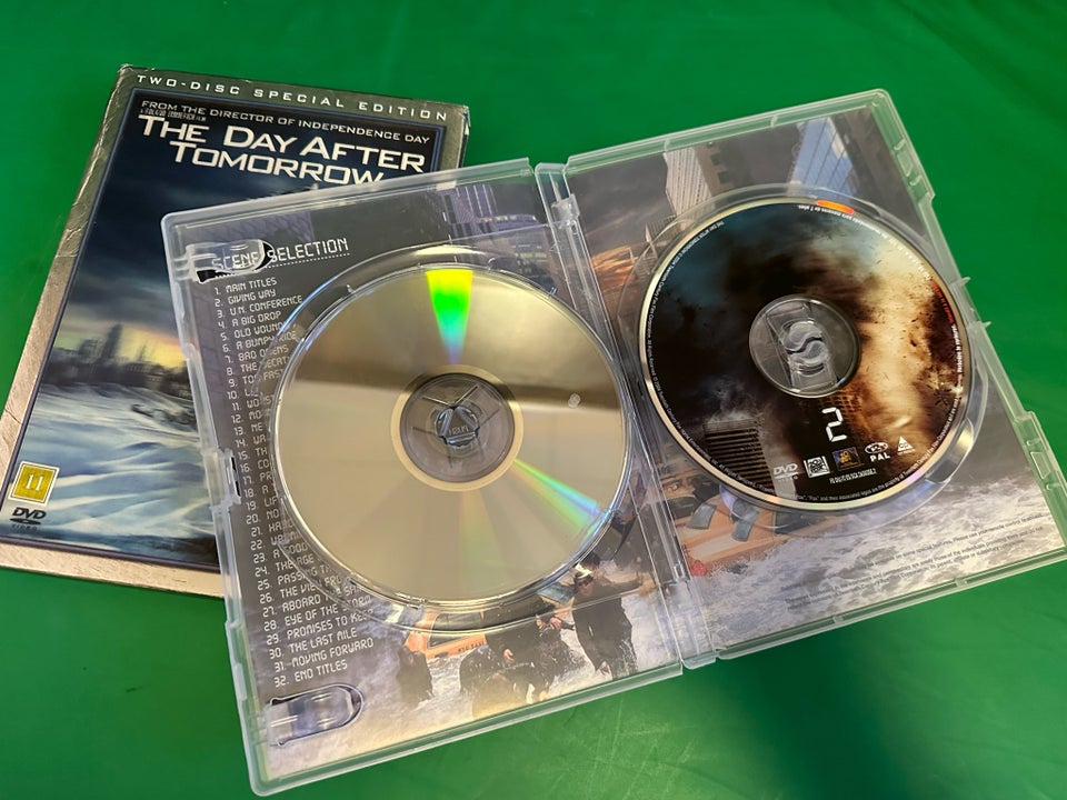 The day after tomorrow DVD action