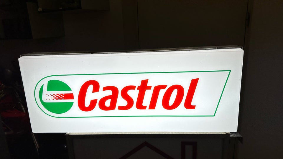 Skilte Castrol lysskilt