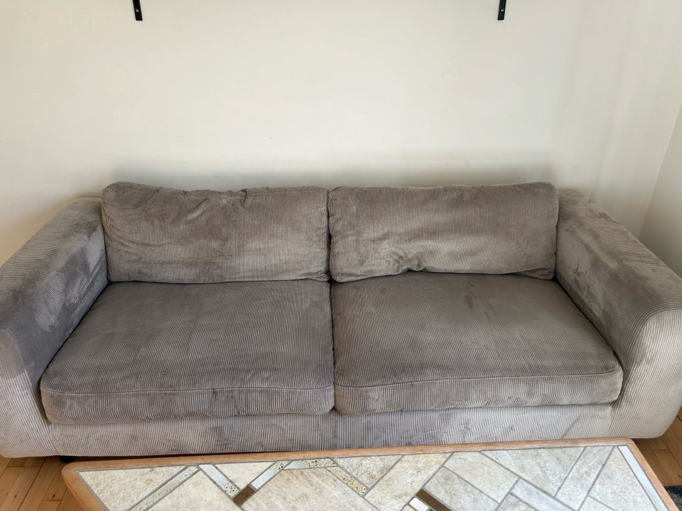 Sofa fløjl 3 pers