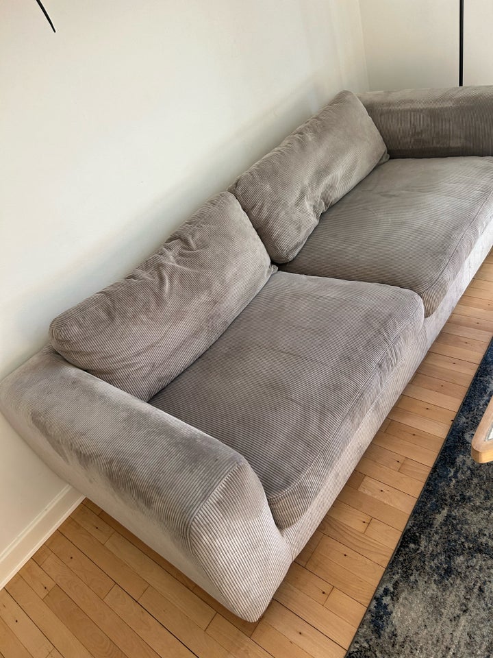 Sofa fløjl 3 pers