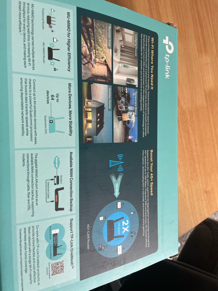 Router wireless To-link 4g AC