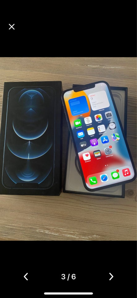 iPhone 12 Pro Max, 128 GB, sort