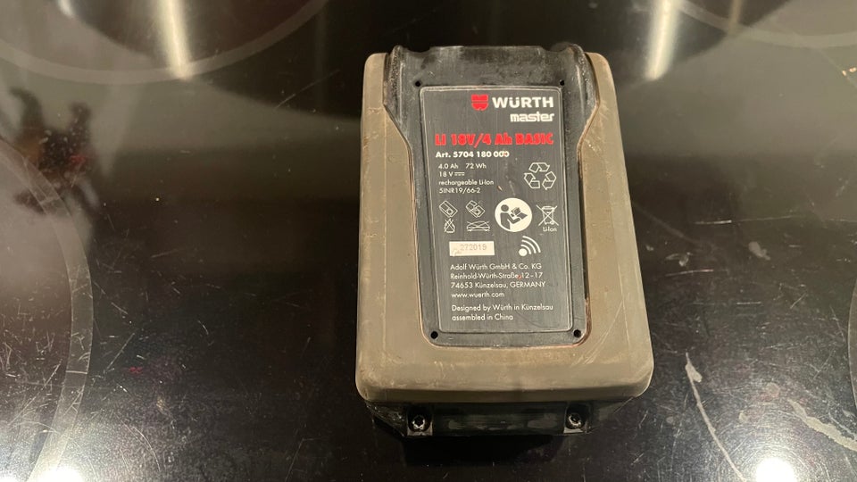 Batteri, Würth wurth Makita