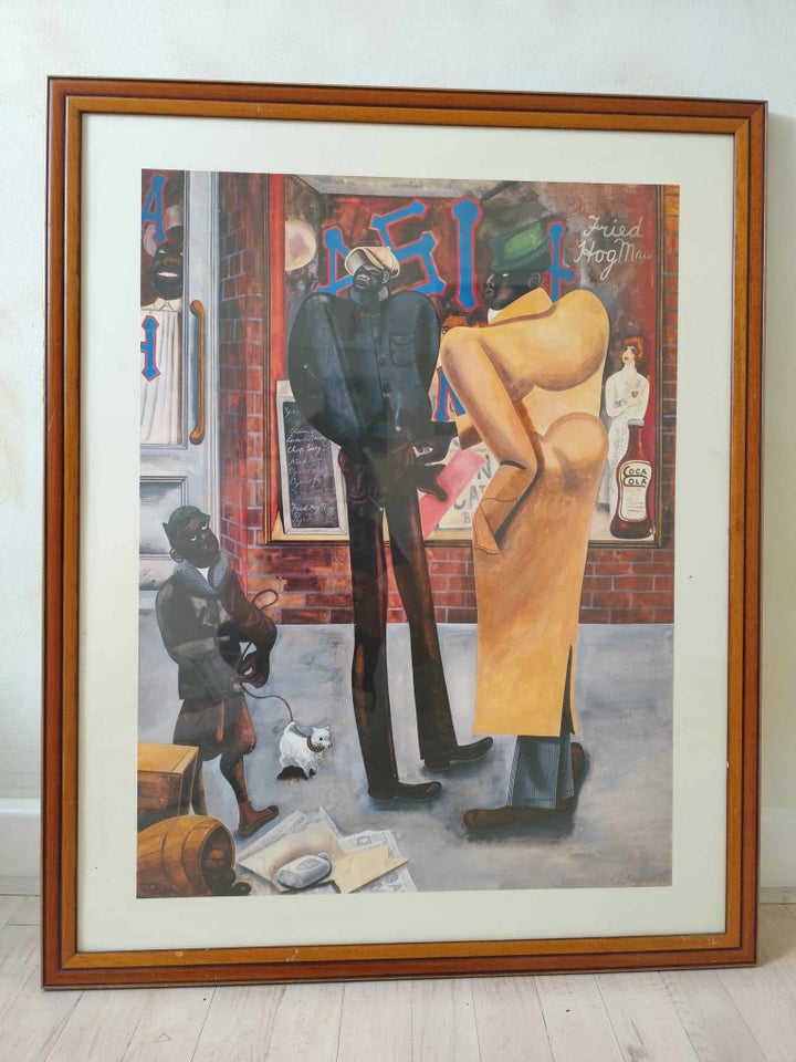 Indrammet plakat, Edward Burra,