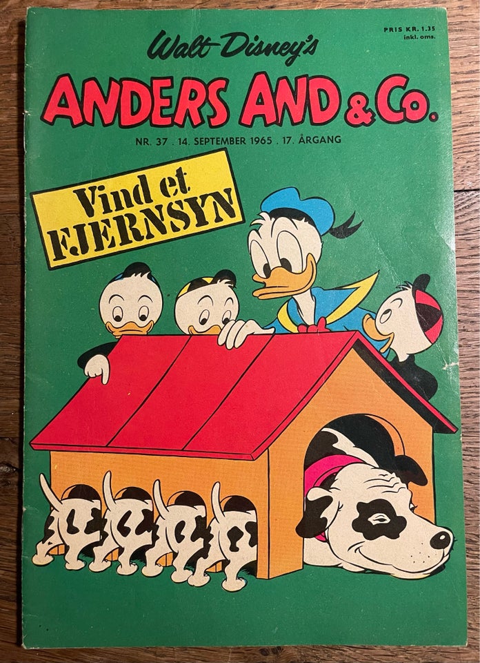 Anders And 1965 nr. 37 inkl.