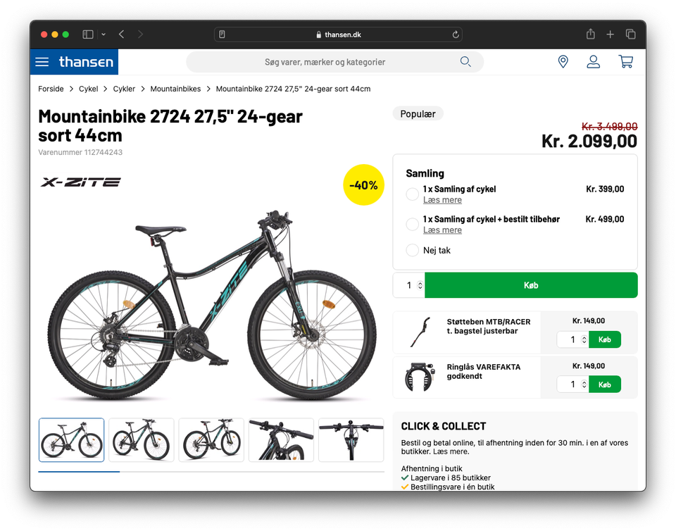 X-zite 2724, anden mountainbike,