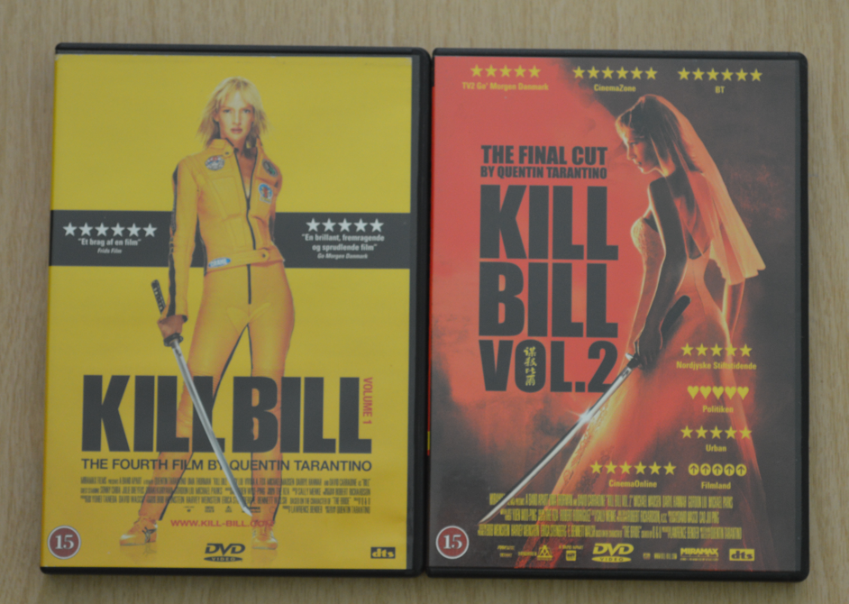 Kill Bill Vol. 1-2, DVD, action