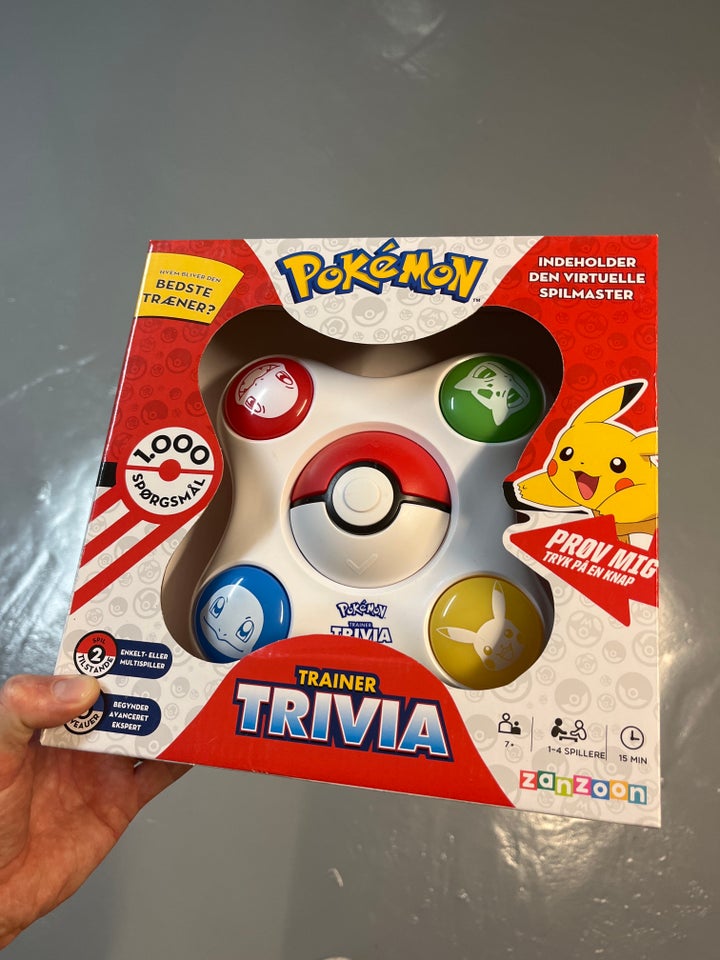 Pokemon trivia, quizspil