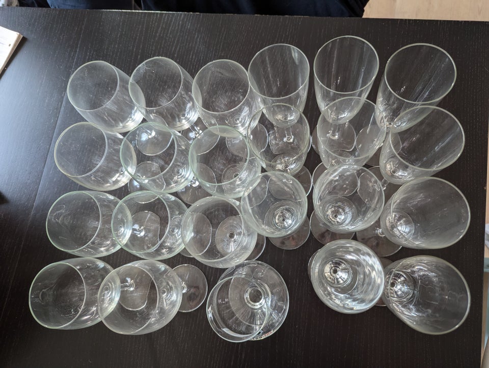 Glas, 11 stk. Champagneglas, 11