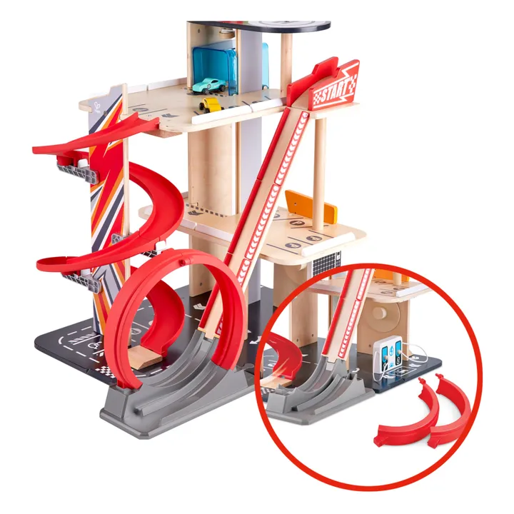 Garage med loop, Hape