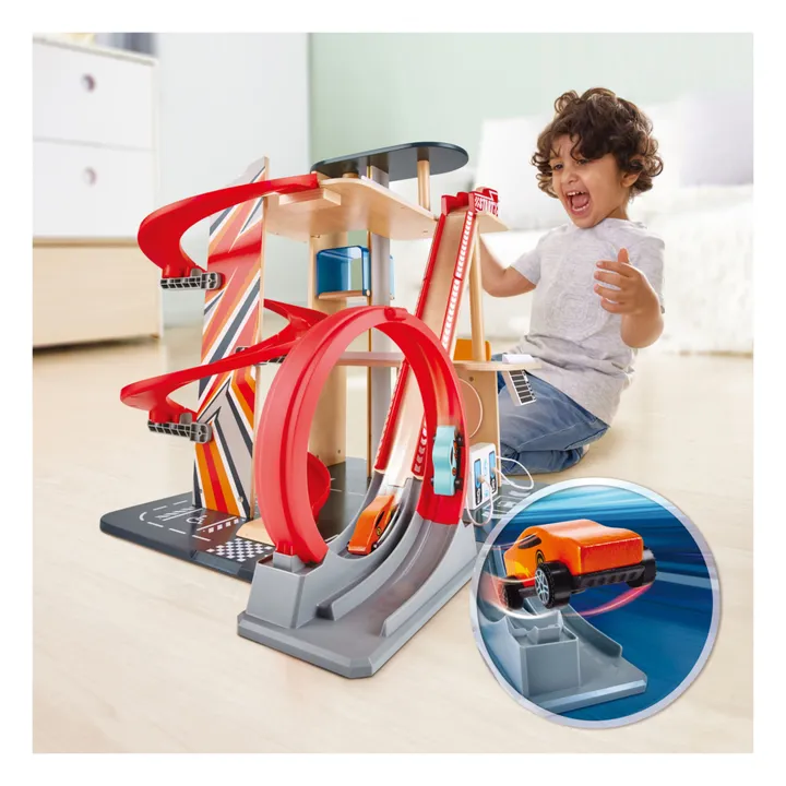 Garage med loop, Hape