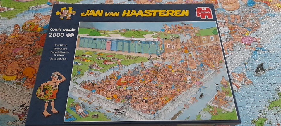 Sjov ved poolen, Jan van Haasteren -