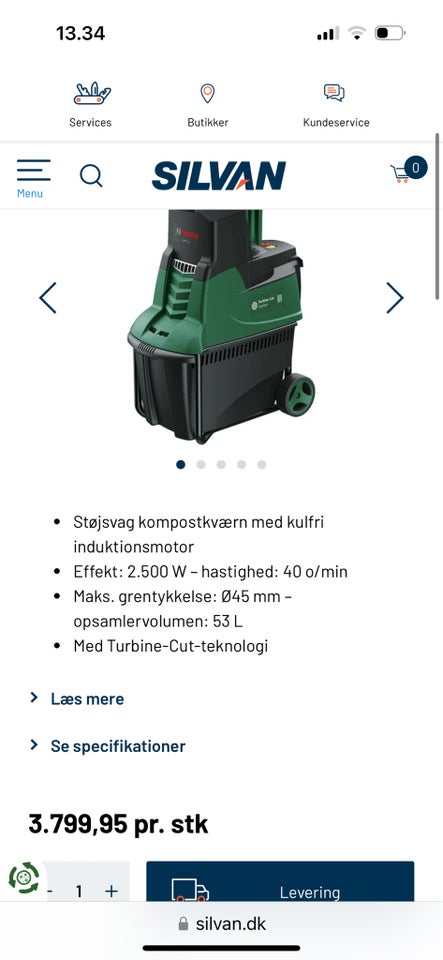 Kompostkværn 2200 HP Bosch