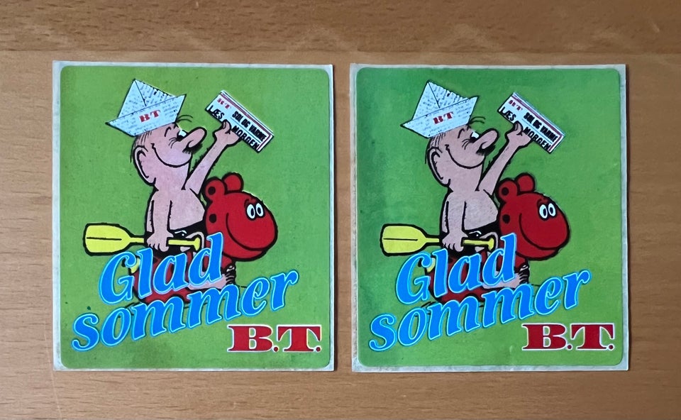 Klistermærker BT - Glad sommer