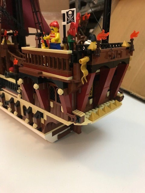 Lego Pirates hjemmelavet skib