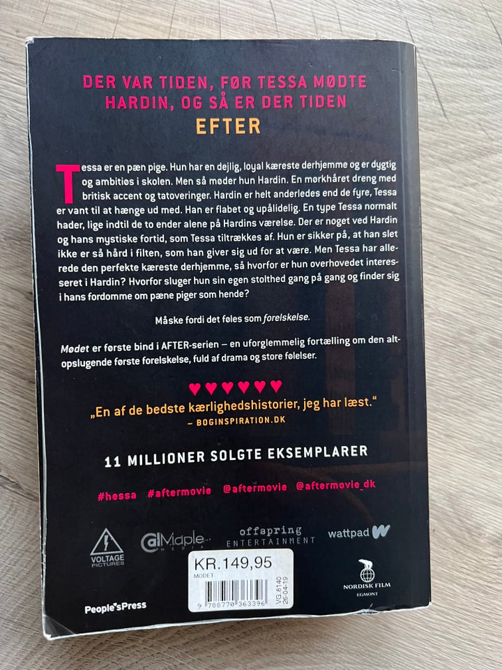 After - MØDET, Anna Todd , genre: