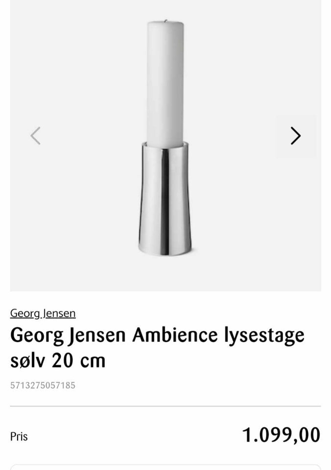 Andet, Lysestage, Georg Jensen