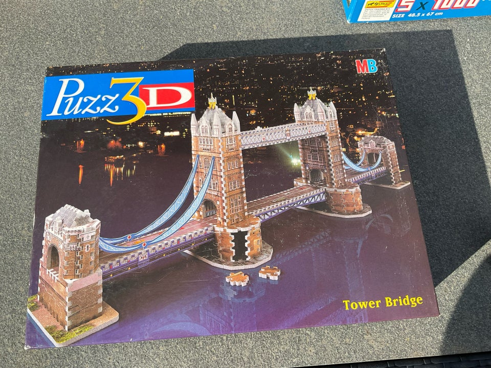 3D puslespil af Tower Bridge, 3D