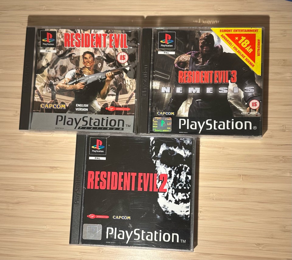 Resident evil samling PS action