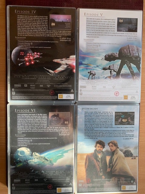 Star Wars 4 - 6 + bonus dvd