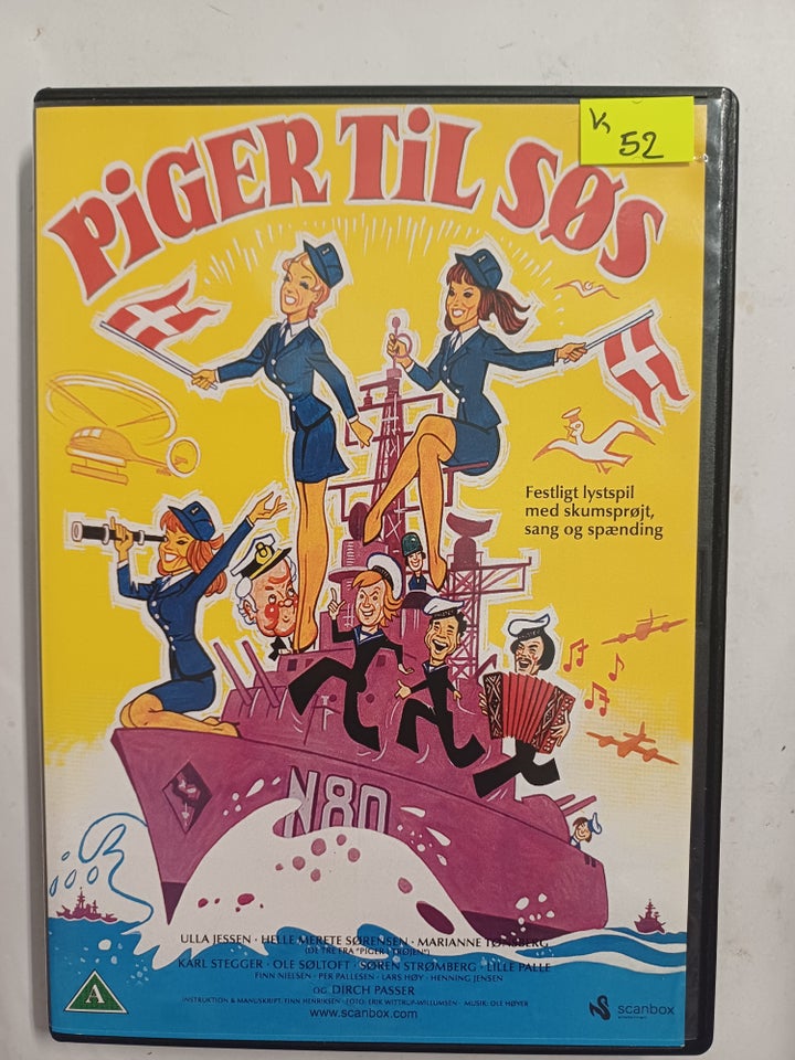 Piger til søs DVD familiefilm