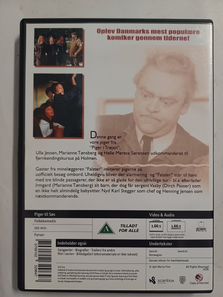 Piger til søs DVD familiefilm