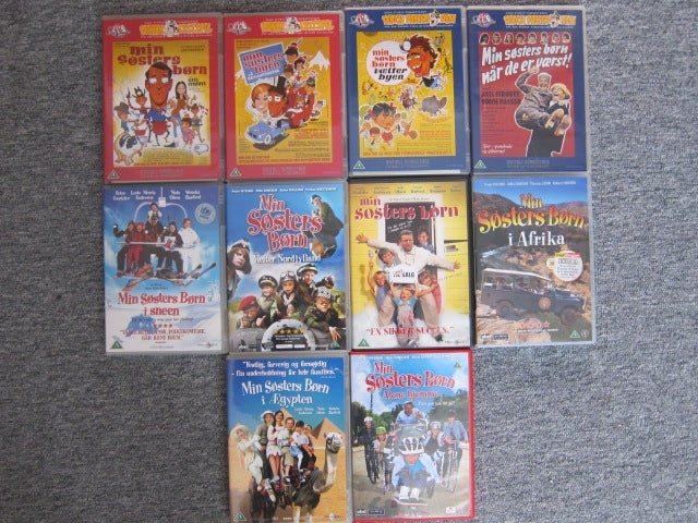 Min søsters børn serien, DVD,