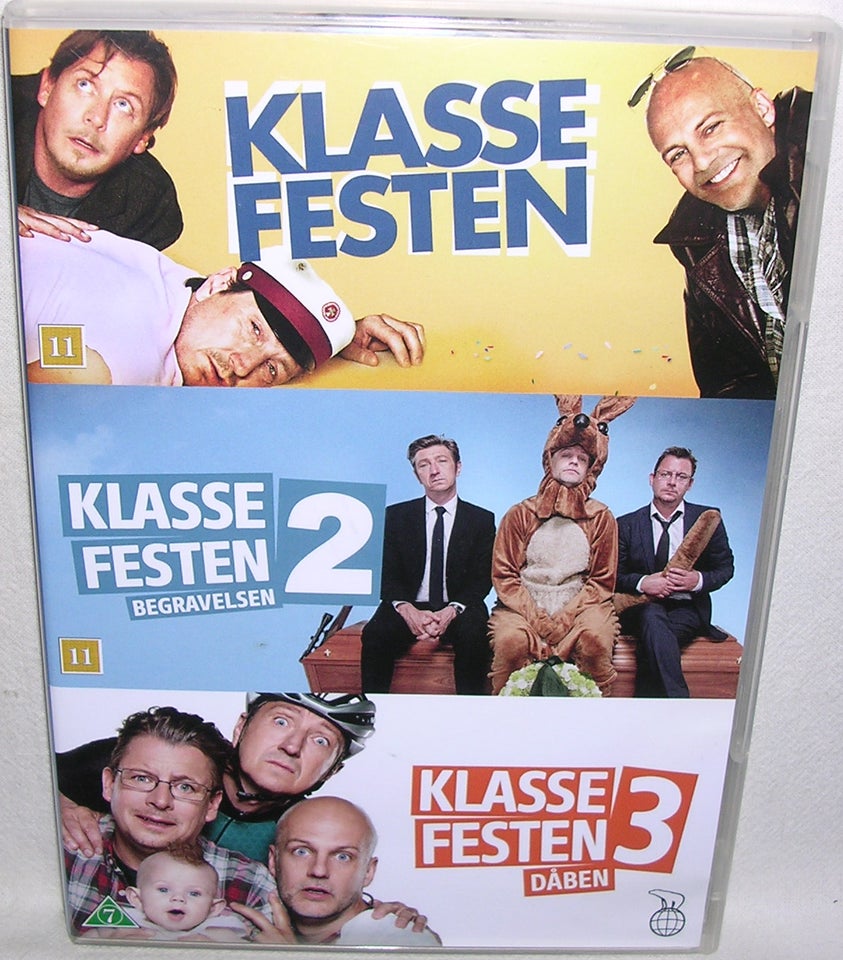 Klasse Festen 1+2+3, DVD,