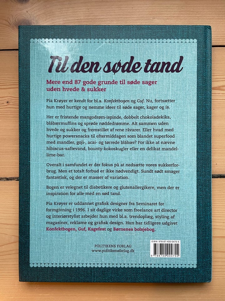 Sundt sødt, Pia Krøyer, emne: mad og