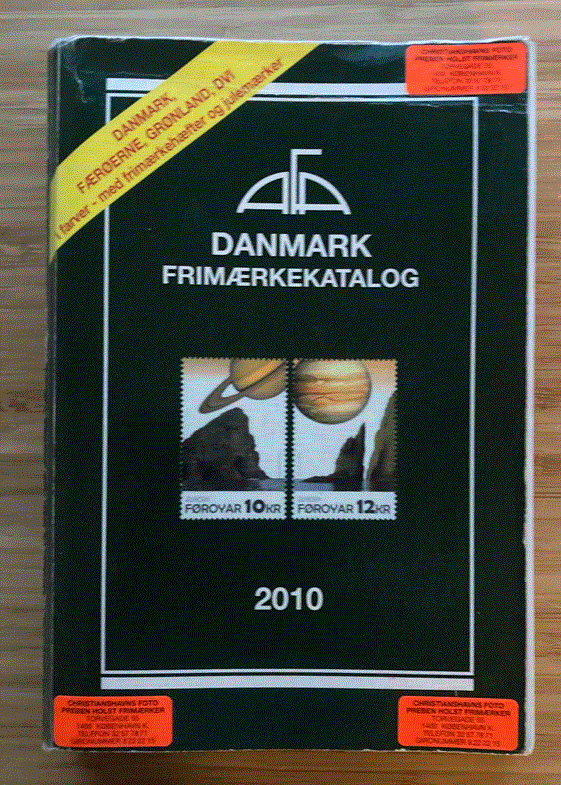 Danmark frimærkekatalog 2010