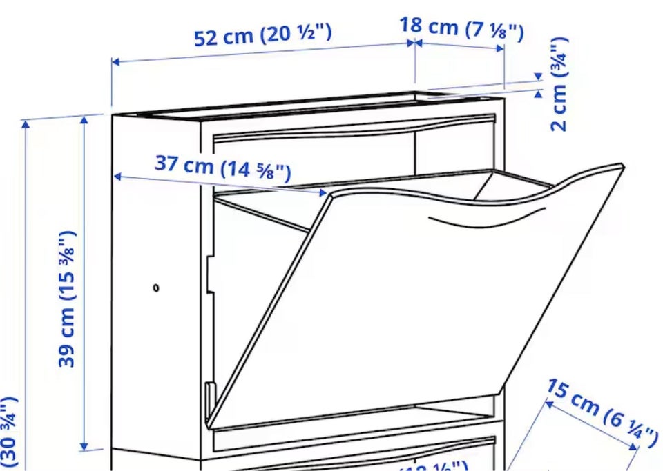 Skoskab Ikea Trones