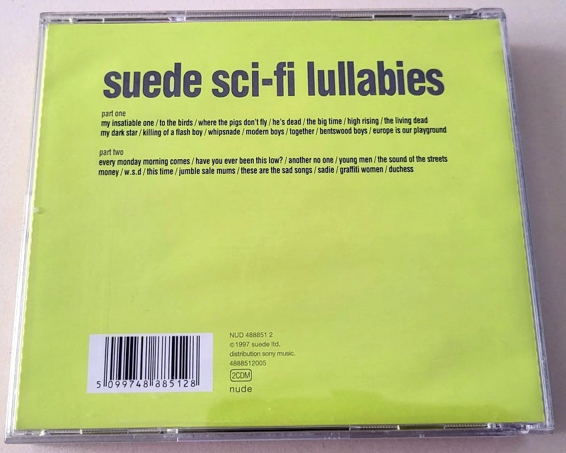 Suede - 2CD: Sci-fi lullabies rock