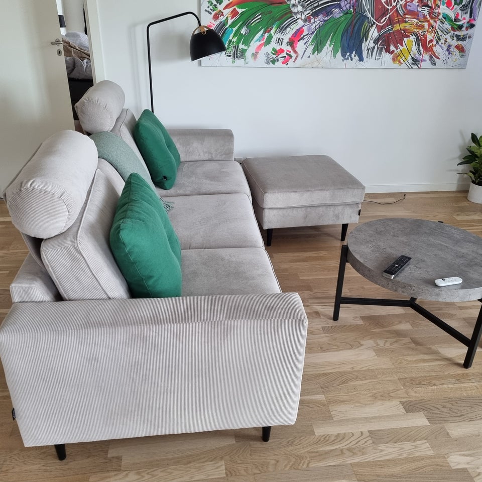 Sofa fløjl 3 pers