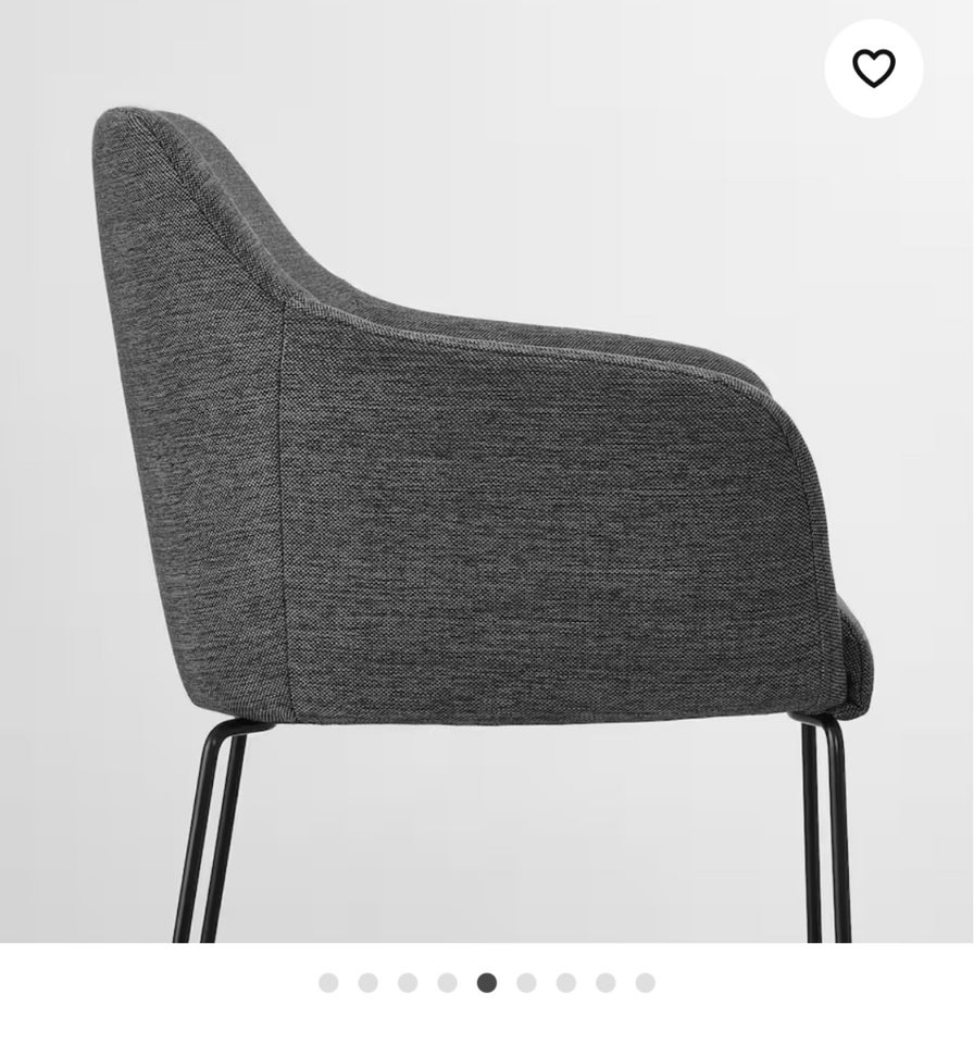 Spisebordsstol Stål og stof IKEA