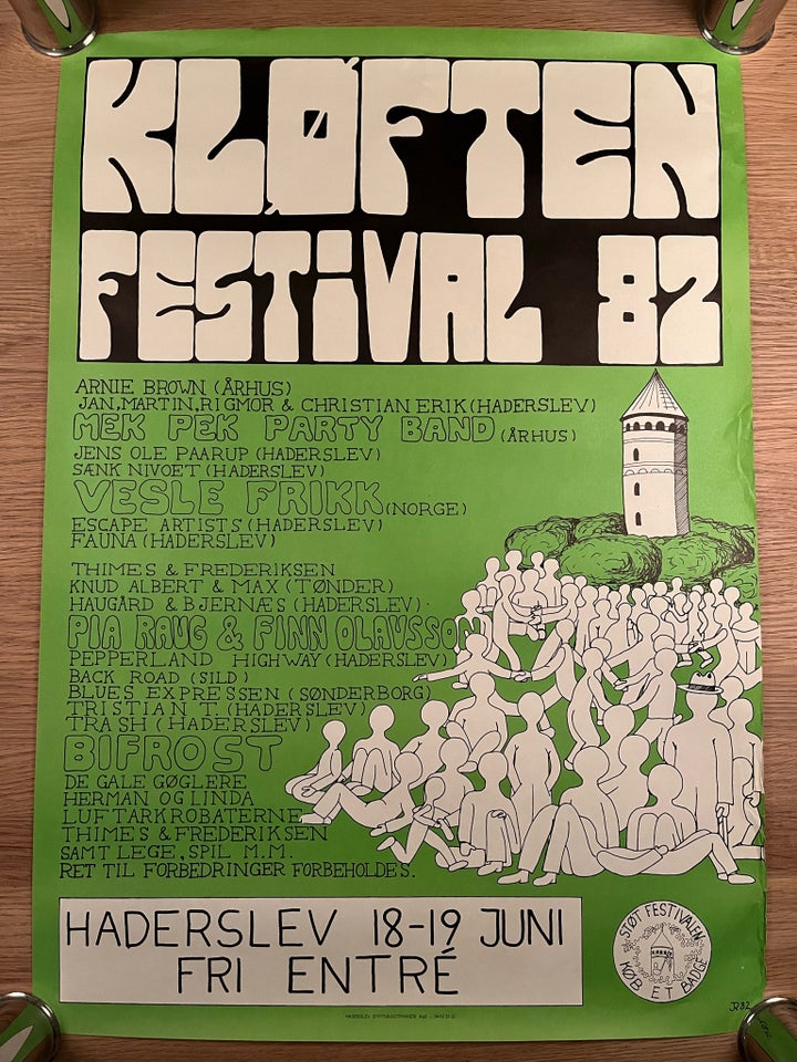 Plakat motiv: Kløften Festival