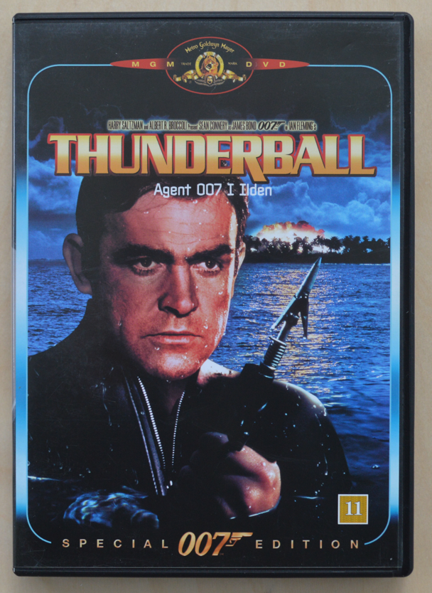 James Bond Thunderball, DVD,