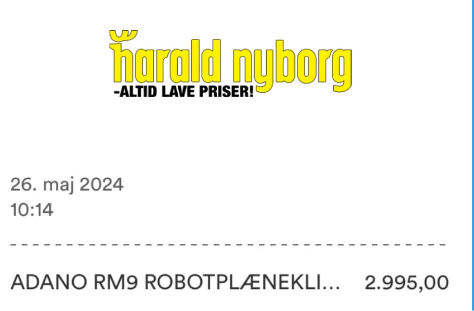 Robotplæneklipper, Adano RM9