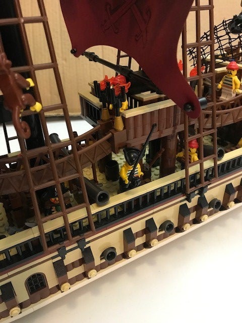 Lego Pirates hjemmelavet skib