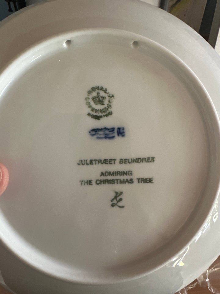 Juleplatte, Royal Copenhagen,