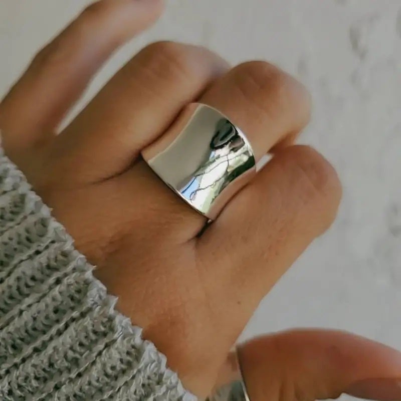 Fingerring, stål, * Fingerring i