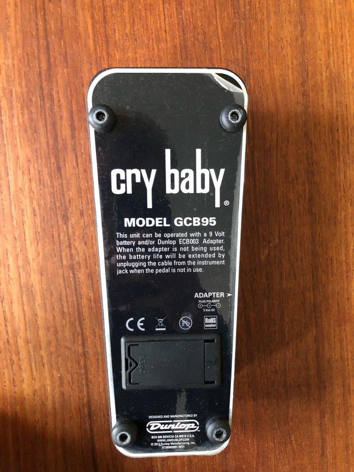 Cry Baby Wah Pedal, Jim Dunlop GCB95