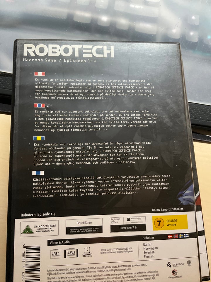 Robotech Ep 1 - 12, DVD, animation