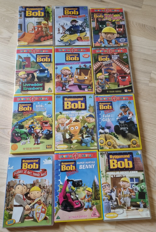 Byggemand Bob dvd film, DVD,